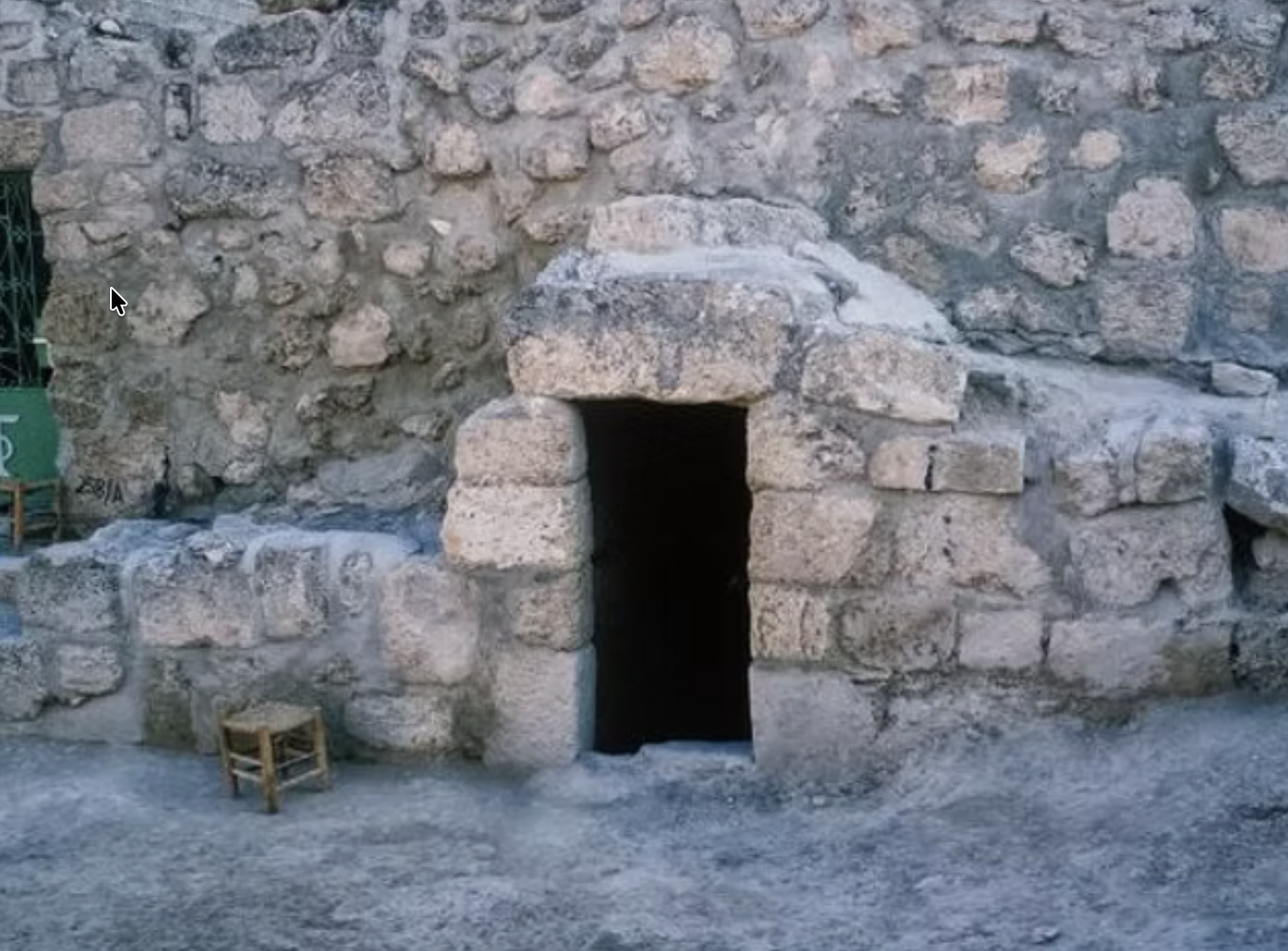 The traditional site of Lazarus' tomb.