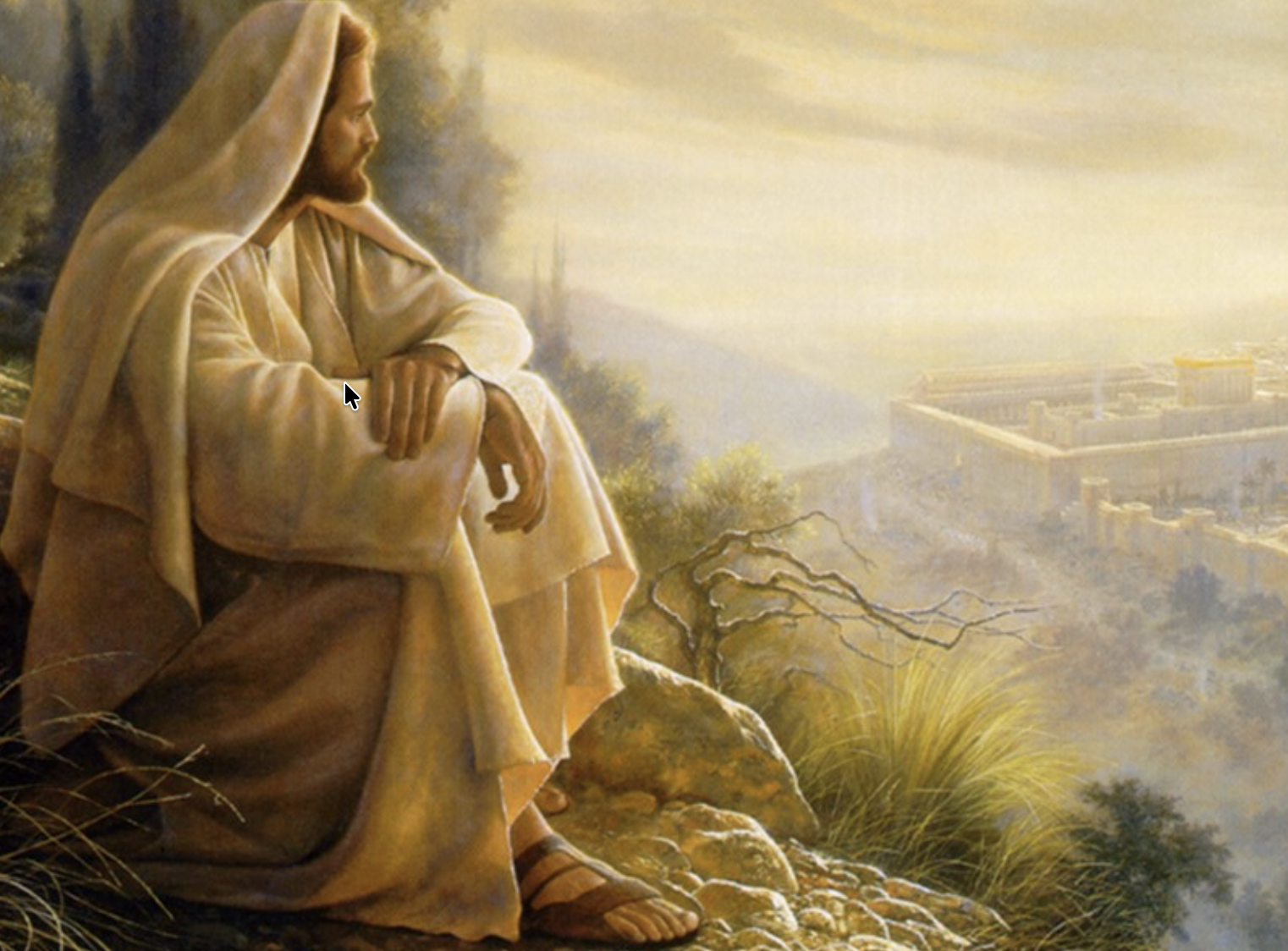 Jesus' ministry is nearing its end.