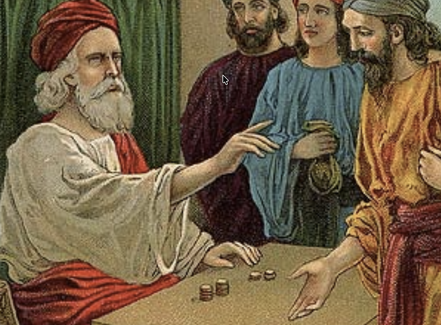 Parable of the talents.